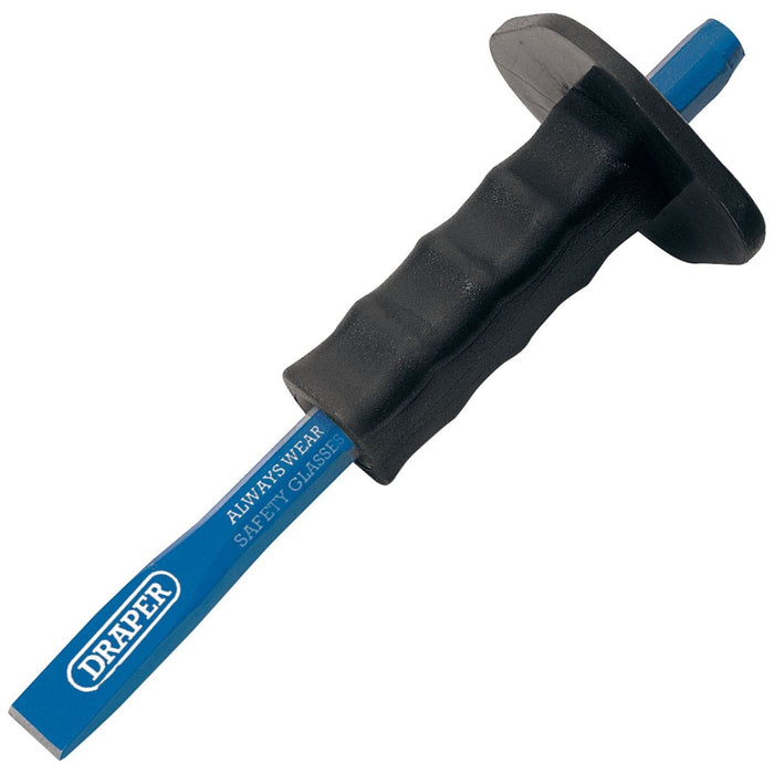 Draper Octagonal Shank Cold Chisel with Hand Guard, 19 x 250mm (Display Packed)