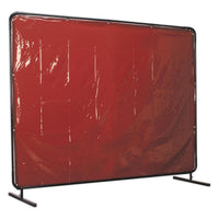 Sealey Workshop Welding Curtain to EN ISO 25980:2014 & Frame 2.4 x 1.75m SSP993