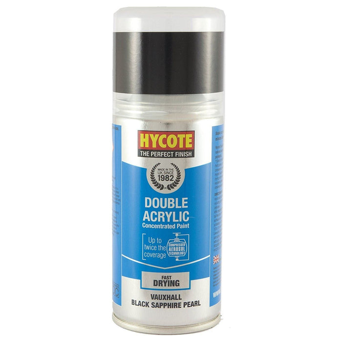 For Vauxhall Black Sapphire (Pearlescent) Spray Paint 150ml Aerosol Double Acrylic by Hycote Hycote - Town Tools 