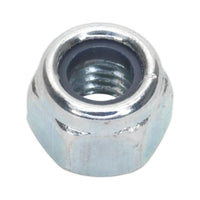 Sealey Nylon Locknut M6 Zinc Pack of 100 NLN6