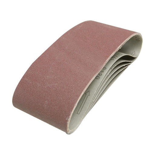 Silverline Sanding Belts 100 x 610mm 5pk 40 Grit Silverline - Town Tools 