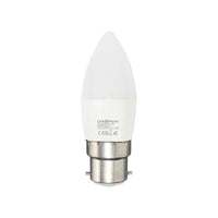 Link2Home Wi-Fi LED BC (B22) Opal Candle Dimmable Bulb, White + RGB 470 lm 5.5W