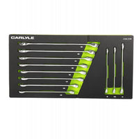 Carlyle Tools 11 Pc Metric 12 Pt Long Combination Wrench Set 9 -19mm