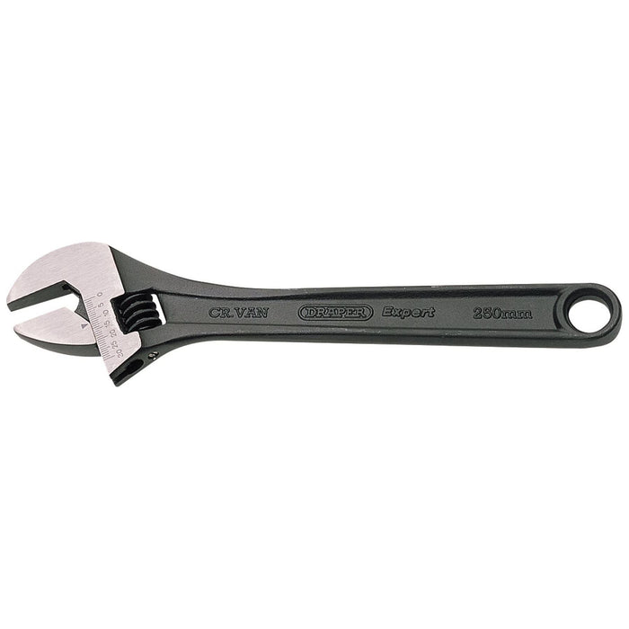 Draper Crescent-Type Adjustable Wrench with Phosphate Finish, 250mm 52681 Draper - Town Tools 