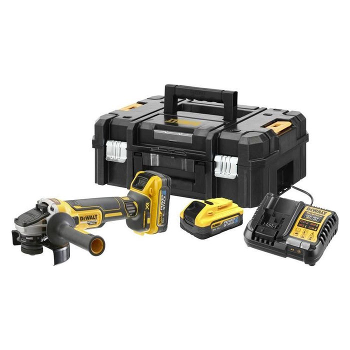 Dewalt Power Tools DCG409H2T XR Advantage Grinder 125mm 18V 2 x POWERSTACK™ 5.0Ah Li-ion DeWALT Power Tools - Town Tools