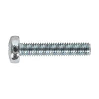 Sealey Machine Screw M5 x 25mm Pan Head Pozi Zinc Pack of 50 MSP525