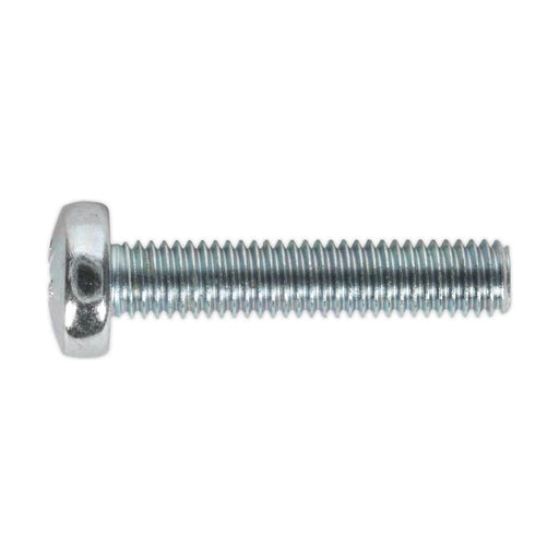 Sealey Machine Screw M5 x 25mm Pan Head Pozi Zinc Pack of 50 MSP525 Sealey - Town Tools 
