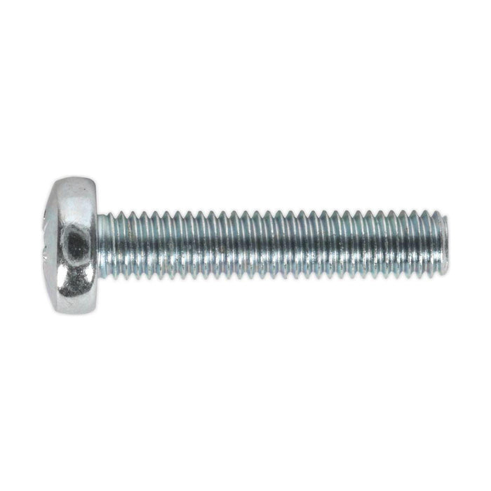 Sealey Machine Screw M5 x 25mm Pan Head Pozi Zinc Pack of 50 MSP525 Sealey - Town Tools 