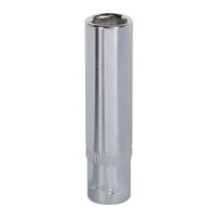 Sealey WallDrive Socket 9mm Deep 1/4"Sq Drive Fully Polished SP1409D