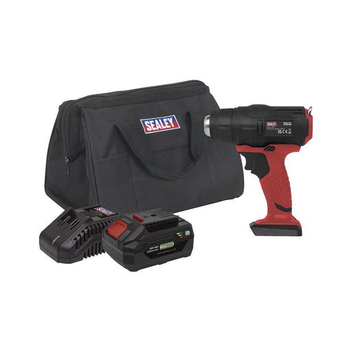 Sealey Cordless Hot Air Gun Kit 20V SV20 Series CP20VHGKIT Sealey - Town Tools 