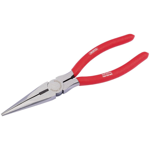 Draper Long Nose Plier with PVC Dipped Handle, 200mm 68238 Draper - Town Tools 