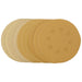 Draper Gold Sanding Discs with Hook & Loop, 125mm, Assorted Grit - 120G, 180G, 2 Draper - Town Tools 