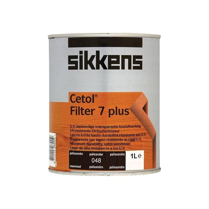 Sikkens Cetol Filter 7 Plus Translucent Woodstain Rosewood 1 litre Sikkens - Town Tools
