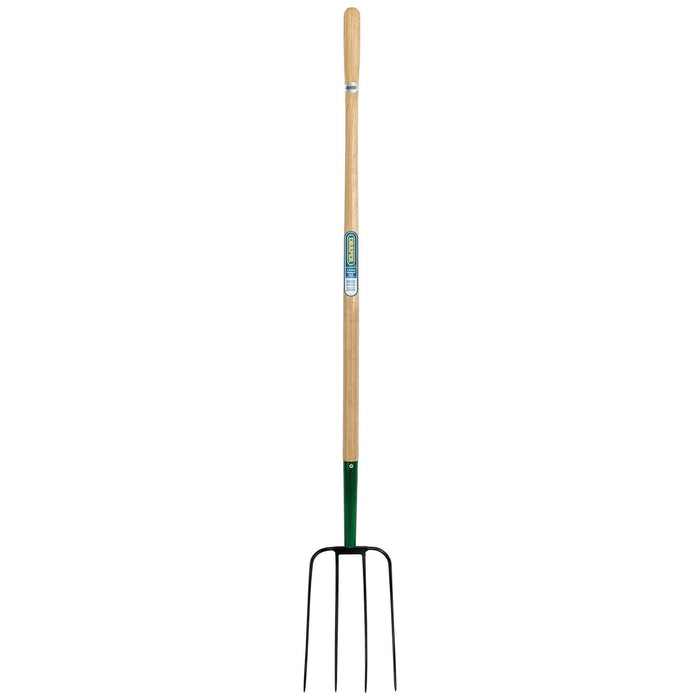 Draper 4 Prong Manure Fork with Wood Shaft 63579 Draper - Town Tools 