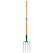 Draper 4 Prong Manure Fork with Wood Shaft 63579 Draper - Town Tools 