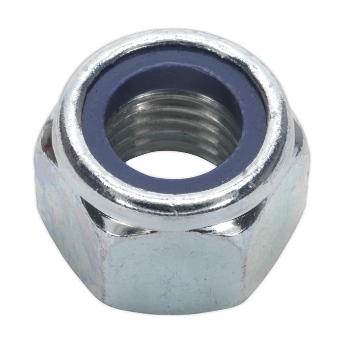 Sealey Nylon Locknut M16 Zinc Pack of 25 NLN16 Sealey - Town Tools 