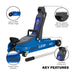 Sealey Low Profile Short Chassis Trolley Jack 2 Tonne - Blue 1020LEB Sealey - Town Tools 