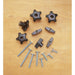 Rockler Universal T-Track Set 17pce 1219mm (4ft) Rockler - Town Tools 