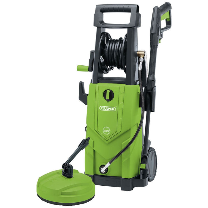 Draper 230V Pressure Washer, 2200W, 165Bar, Green 03095 Draper - Town Tools 