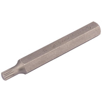 Draper M6 x 75mm Spline 10mm Insert Bit for Mechanic's Bit Sets 33345