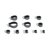 Connect Assorted Rubber Lined P Clips 60pc 31435