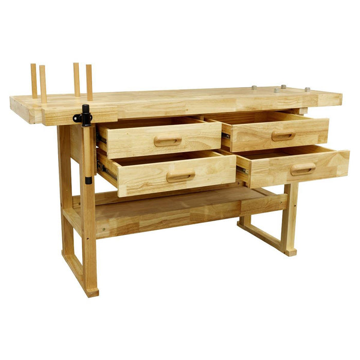 Sealey Woodworking Bench with 4 Drawers AP1640 Sealey - Town Tools 