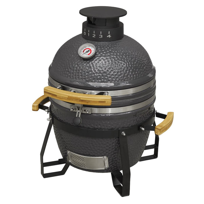 Dellonda Deluxe 16"(40cm) Ceramic Kamado Style BBQ DG158