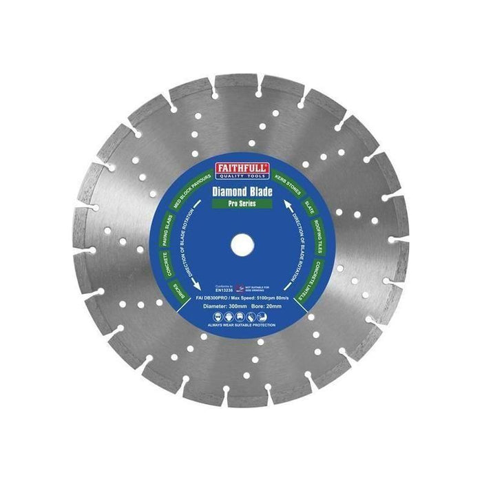 Faithfull Professional Diamond Blade 125 x 22mm Faithfull - Town Tools