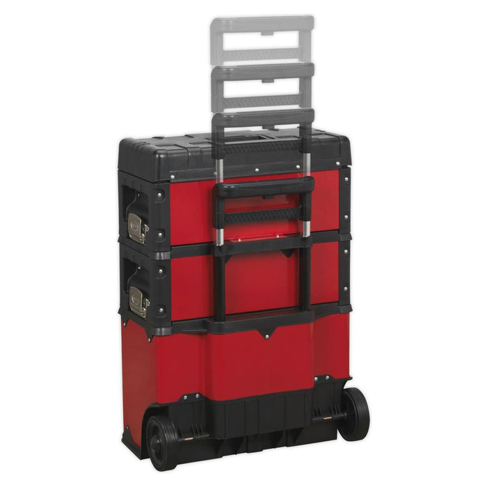 Sealey Mobile Steel/Composite Toolbox 3 Compartment AP548 Sealey - Town Tools 