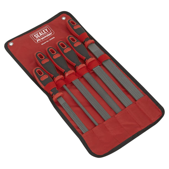 Sealey Premier Premier Rasp File Set 6pc AKR06 Sealey Premier - Town Tools 