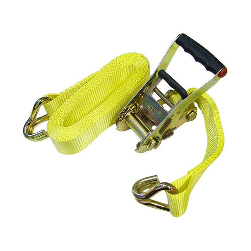 Faithfull Ratchet Tie-Down 5m x 50mm Trucker Breaking Strain 4000kg Faithfull - Town Tools