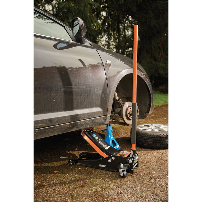 Draper Trolley Jack, 3 Tonne, Orange 28494 Draper - Town Tools 