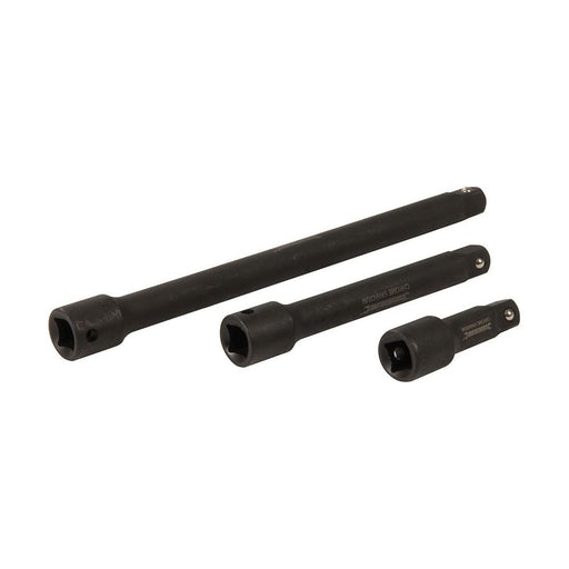 Silverline Impact Extension Bar Set 1/2" 3pce 75, 150 & 250mm Silverline - Town Tools 