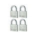 Master Lock Aluminium 40mm Padlock 4-Pin - Keyed Alike x 4 Master Lock - Town Tools