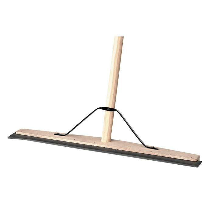 Sealey Rubber Floor Squeegee with Wooden Handle 24"(600mm) BM24RS Sealey - Town Tools 