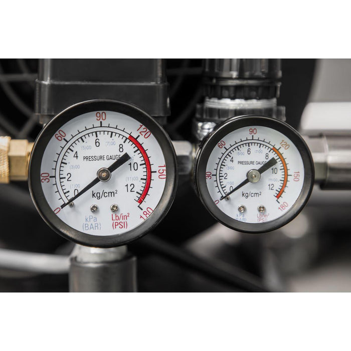 Sealey 50L V-Twin Direct Drive Air Compressor 3hp with Air Accessory Kit Sealey - Town Tools 