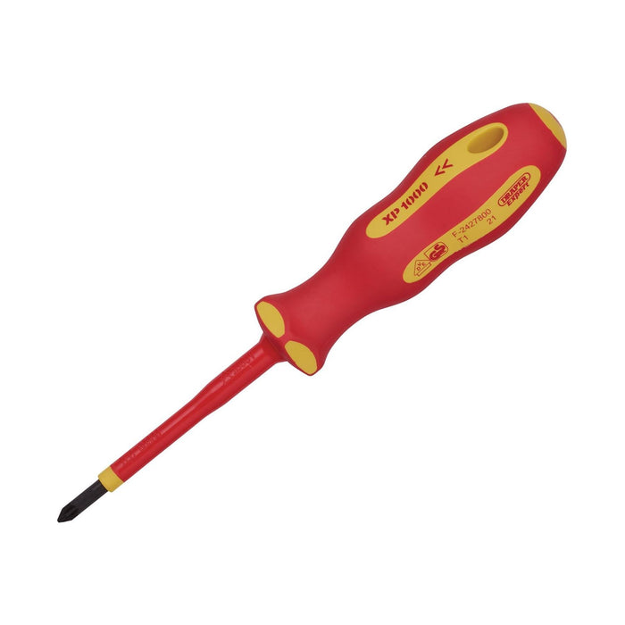 Draper XP1000 VDE PZ Type Screwdriver, No.1 x 80mm 64477