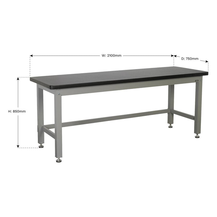 Sealey Workbench Steel Industrial 2.1m API2100 Sealey - Town Tools 