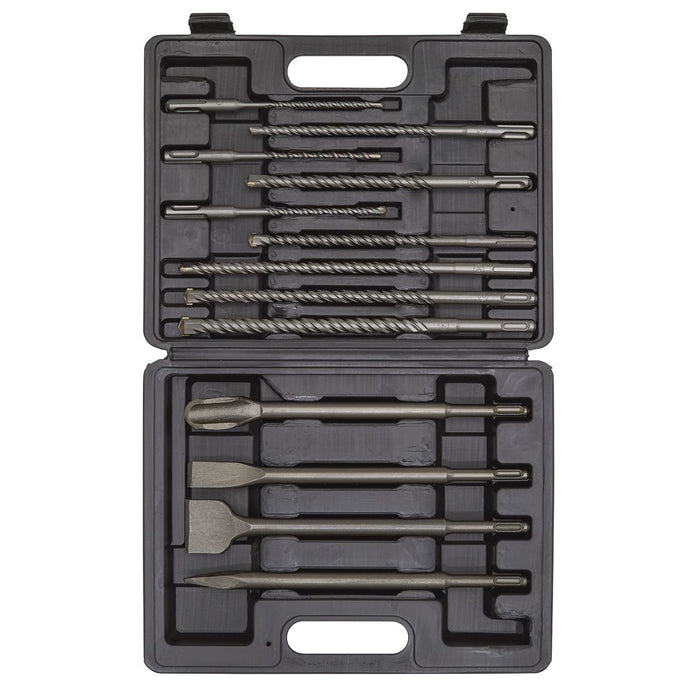 Sealey SDS Plus Drill Bit & Chisel Set 13pc WDCS Sealey - Town Tools 