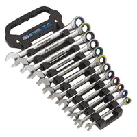 Sealey Premier Platinum Premier Platinum Combination Ratchet Spanner Set 12pc