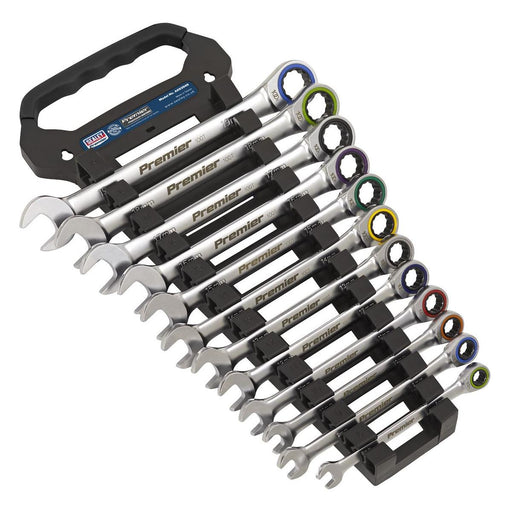 Sealey Premier Platinum Premier Platinum Combination Ratchet Spanner Set 12pc Sealey Premier Platinum - Town Tools 