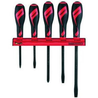 Teng Tools Power Through Screwdriver Set Wall Rack 5 Pieces