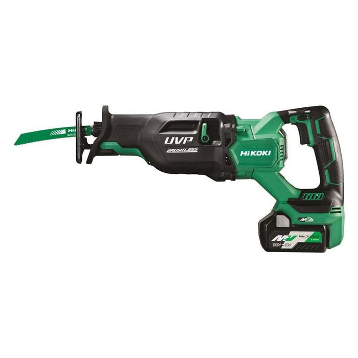 Hikoki CR36DA/JAZ Multi Volt Reciprocating Saw 36V 2 x 4.0Ah Li-ion HiKOKI - Town Tools