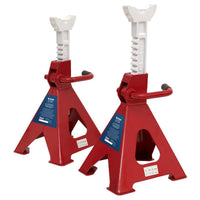 Sealey AXLe Stands (Pair) 6tonne Capacity per Stand Ratchet Type VS2006