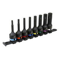 Sealey Premier Premier TRX-Star* Impact Socket Bit Set 1/2"Sq Drive 8pc AK56002