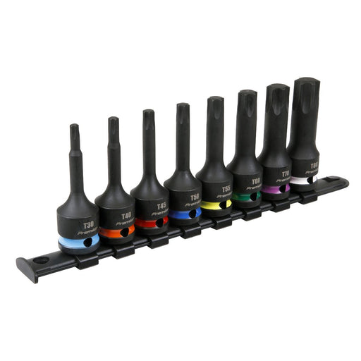 Sealey Premier Premier TRX-Star* Impact Socket Bit Set 1/2"Sq Drive 8pc AK56002 Sealey Premier - Town Tools 