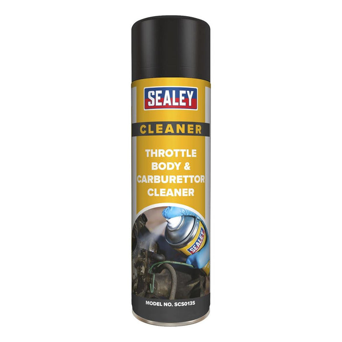 Sealey Throttle Body & Carburettor Cleaner 500ml Pack of 6 SCS013