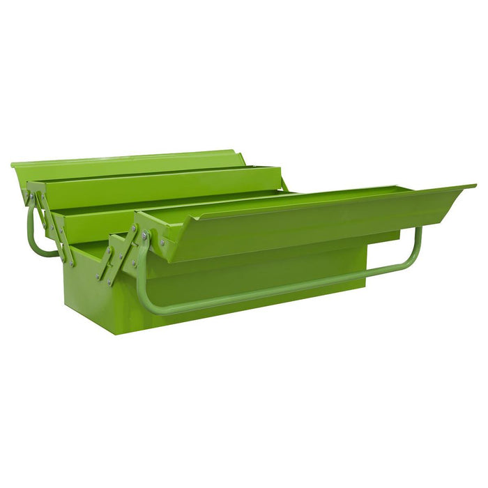 Sealey Cantilever Toolbox 4 Tray 530mm Hi-Vis Green AP521HV Sealey - Town Tools 