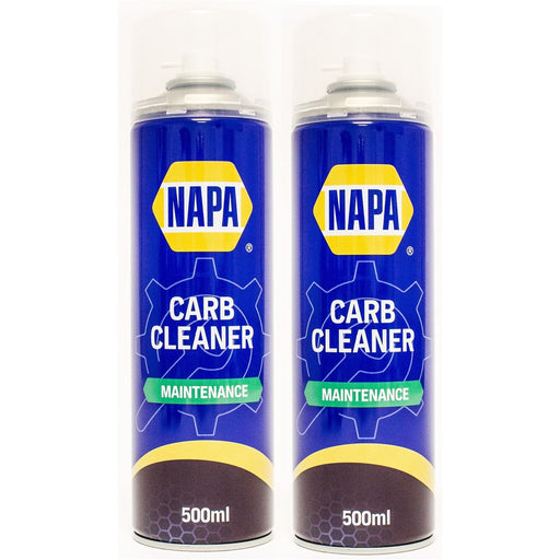 2x NAPA Carb Cleaner Spray Carburettor Intake Spray Cleaner Professional 500Ml NAPA - Town Tools 