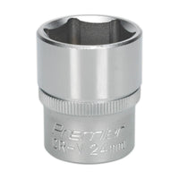Sealey WallDrive Socket 24mm 1/2"Sq Drive S1224